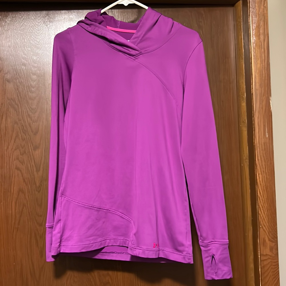 Womens under armour cold gear running hood size medium